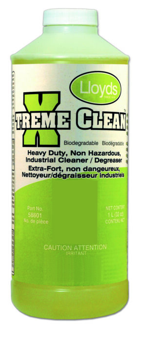 Xtreme Clean - Industrial formula cleaner degreaser concentrate (32oz) 1 ltr bottle (ready-to-use) 58601